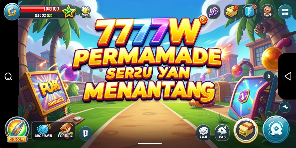 Tampilan gameplay seru dari 7777W di dunia arcade.
