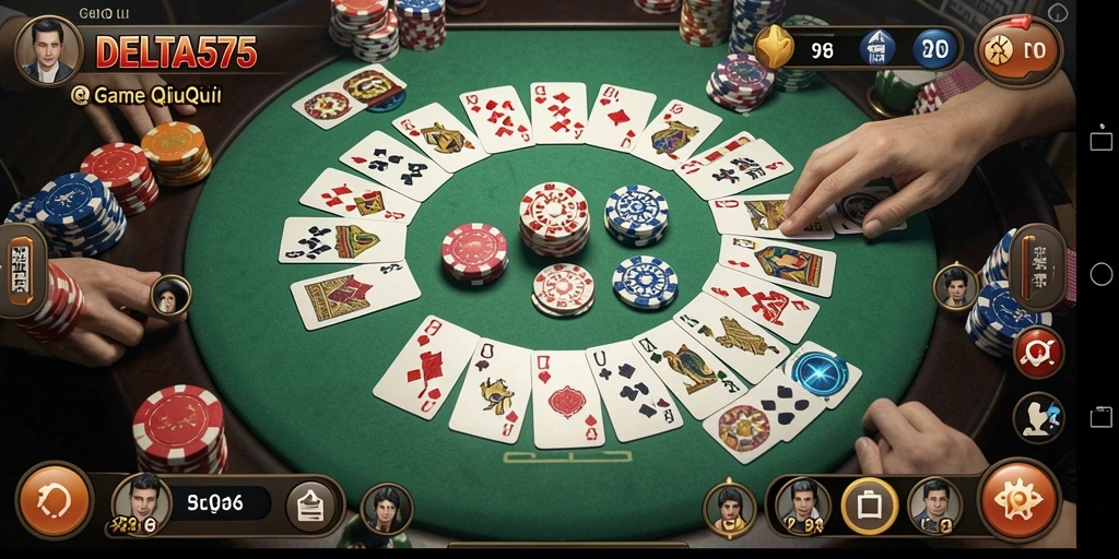 Tampilan gameplay QiuQiu yang mendebarkan dan menarik di DELTA575.