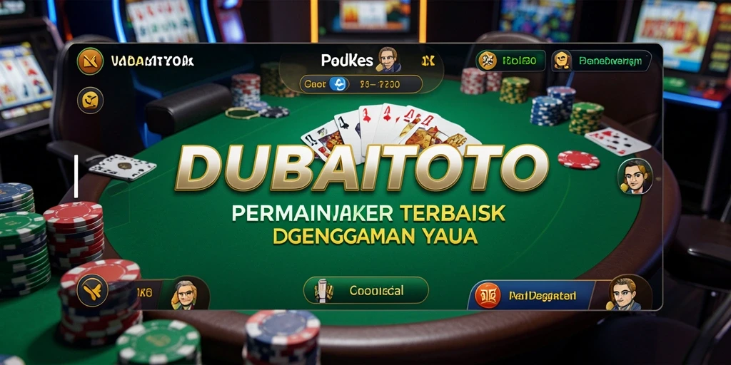 Tampilan gameplay seru DUBAITOTO saat permainan Poker berlangsung.