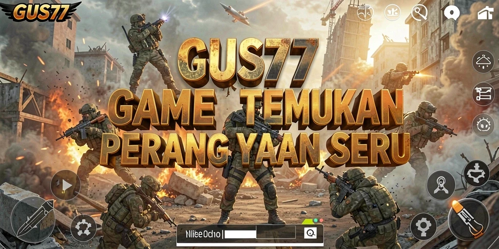 Tangkapan layar GUS77 menampilkan aksi pertempuran yang intens dan grafis luar biasa.