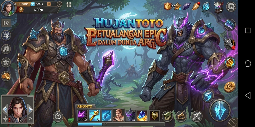 Gambaran gameplay yang intens dan mendalam di HUJANTOTO.