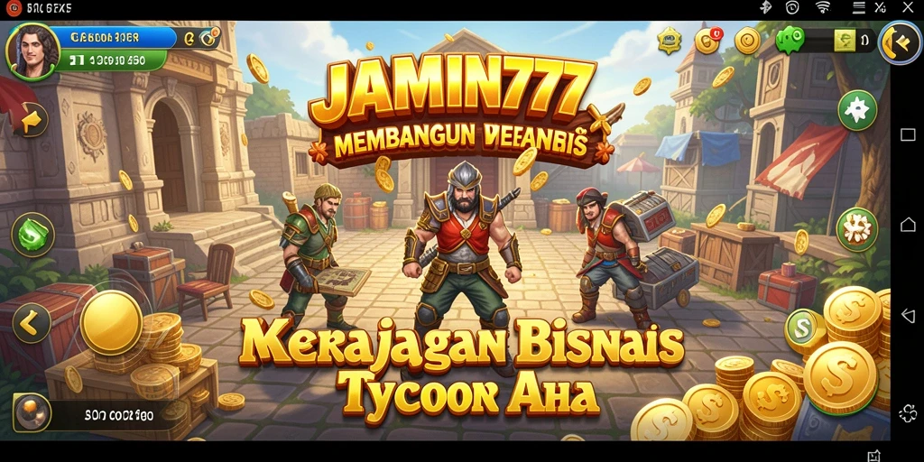 Tampilan menarik dari gameplay Tycoon JAMIN777.
