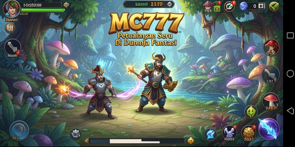 Tampilan gameplay di MC777 yang mendebarkan dan penuh aksi.
