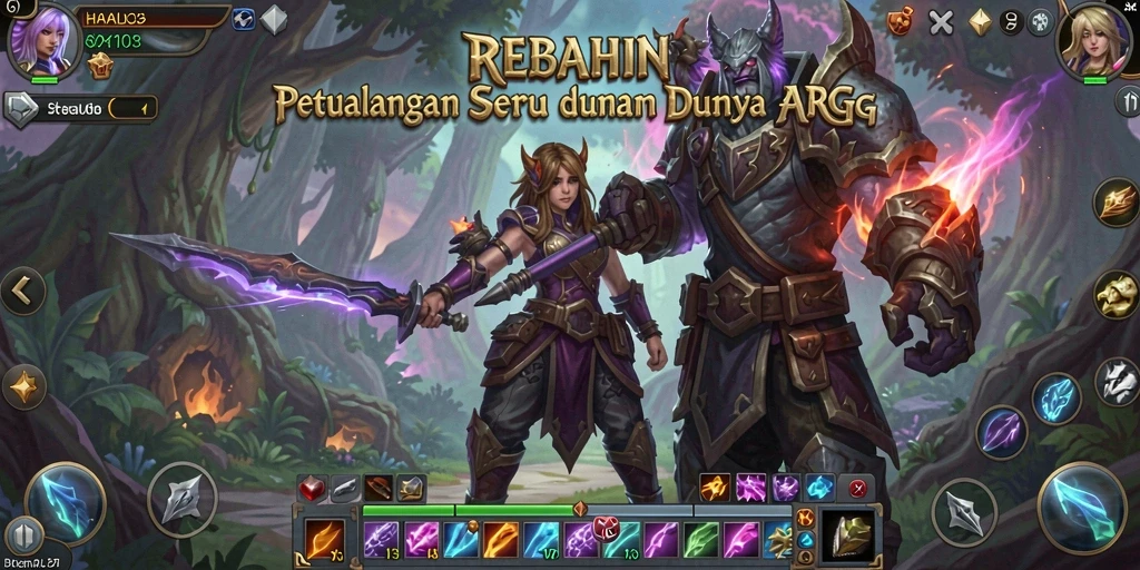 Tampilan gameplay seru dan menegangkan di REBAHIN.