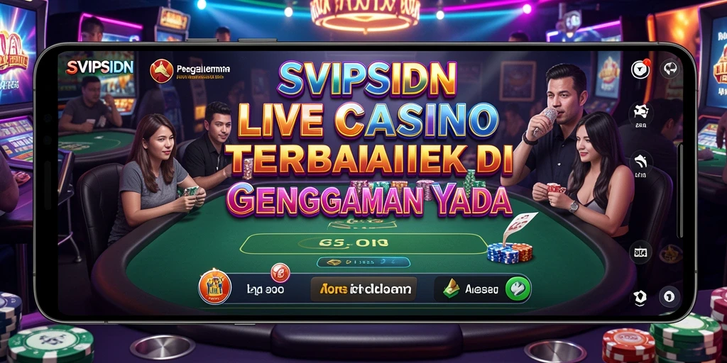 Gameplay Live Casino SVIPSIDN yang mendebarkan dan interaktif.
